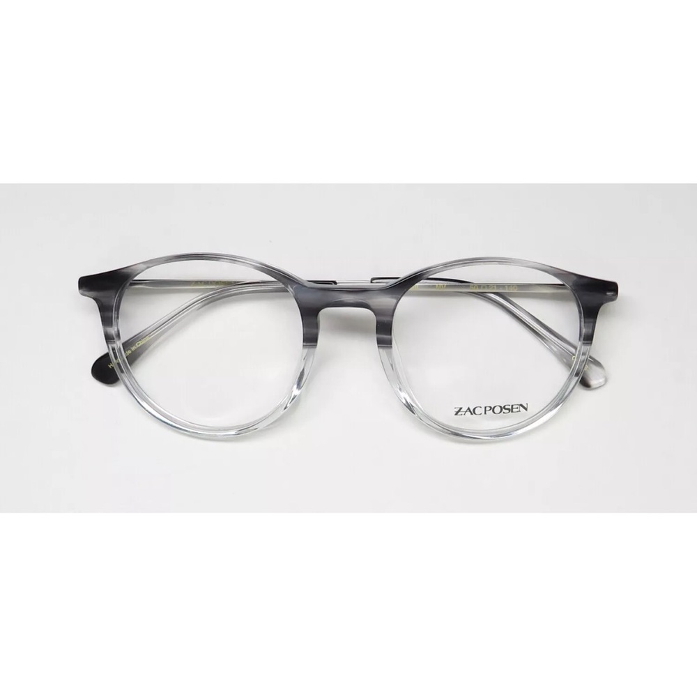 ZAC POSEN NEW RANDALL GLASSES WOMENS GRAY METAL & PLASTIC NV FULL-RIM DESIGNER